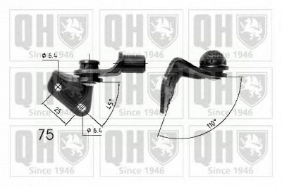 QUINTON HAZELL qts840203 -  Газовая пружина, крышка багажник